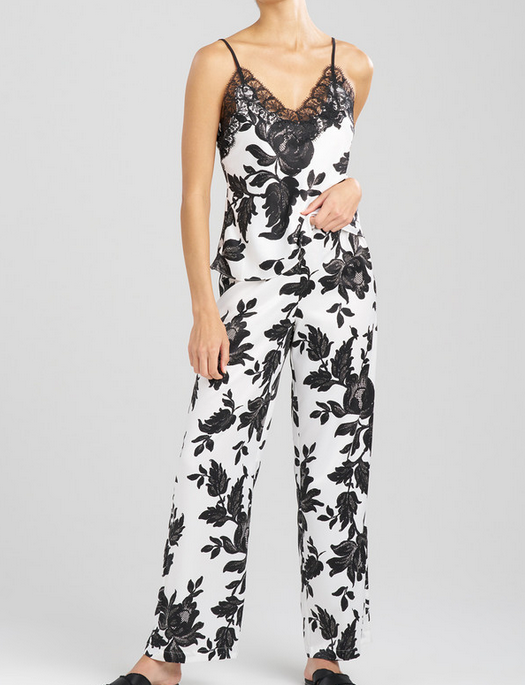 Natori Lingerie Mantilla Cami PJ Set with Lace