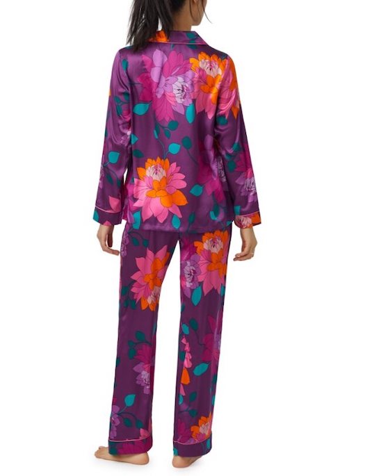 Bedhead X Trina Turk Evening Bloom Silk Classic PJ