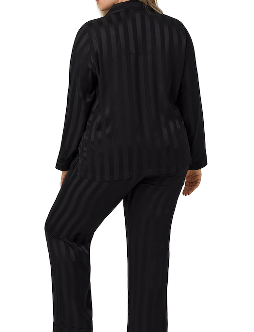 Bedhead Onyx Silk Long Sleeve Classic PJ