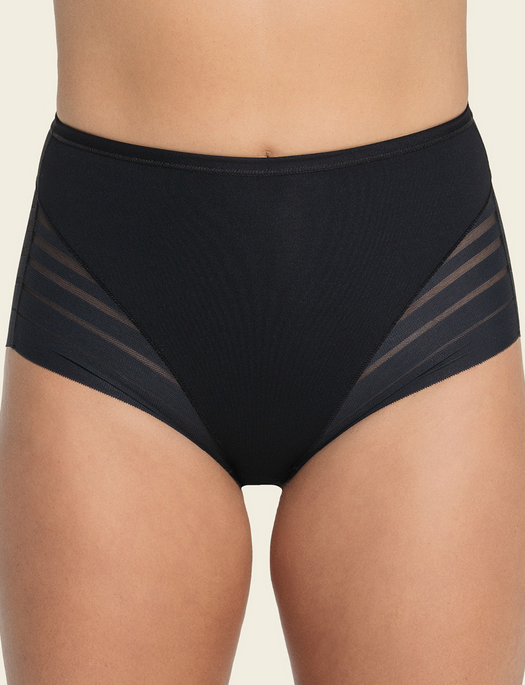 Leonisa Lace Stripe Undetectable Classic Moderate Compression Shaper Panty