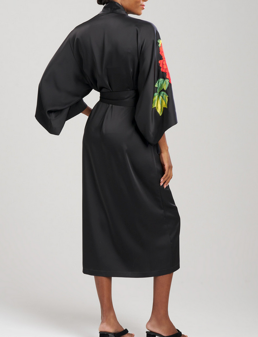 Natori Lingerie Caterina Robe with Appliqué