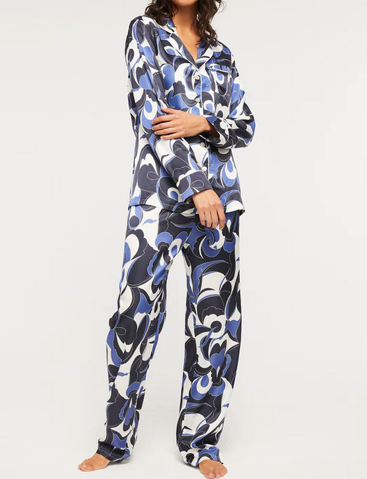 Ginia Fine Finishes Silk Pajama Set