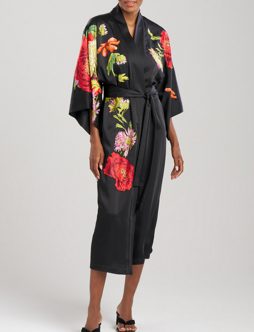 Natori Lingerie Caterina Robe with Appliqué