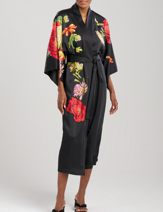 Natori Lingerie Caterina Robe with Appliqu&eacute;