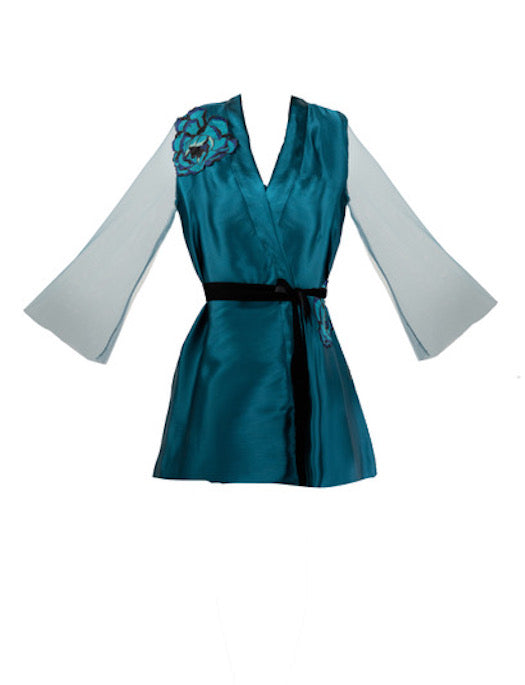Carol Coelho Duplicity The Mistress Robe with Velvet Sash