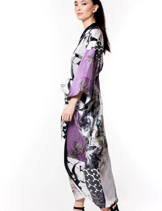 Christine Gatsby Peacock Long Robe
