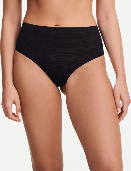 Chantelle Soft Stretch Stripes High Waist Thong