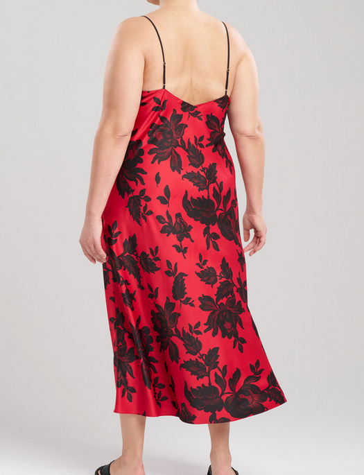 Natori Lingerie Mantilla Gown with Lace