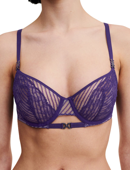 Chantelle X Txture Lace Unlined Demi Bra