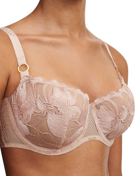 Chantelle Fleurs Lace Unlined Demi Bra