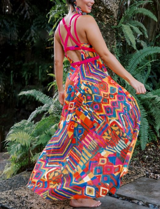 Carol Coelho Inca Cuzco Long Gown