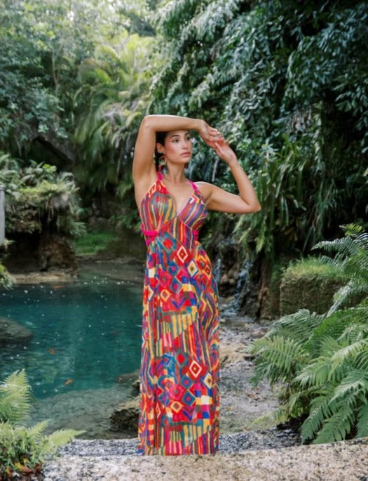Carol Coelho Inca Cuzco Long Gown