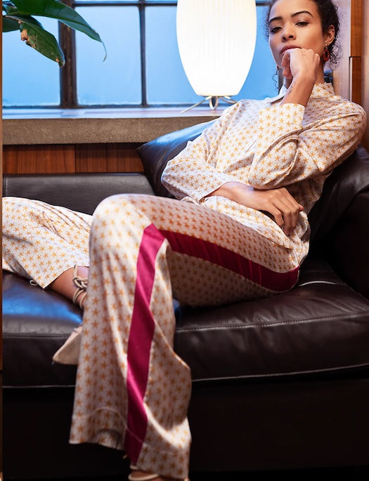 Jessica Russell Flint Cream Stars PJ Set