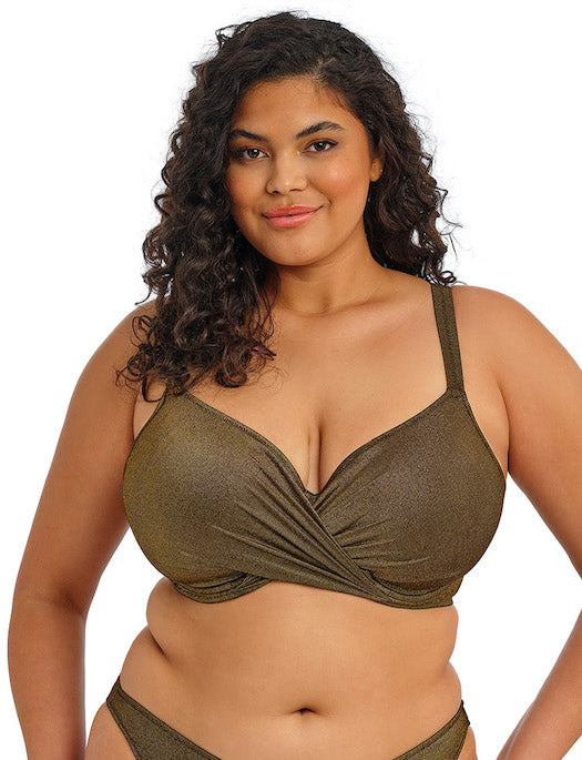 Elomi Swim Sunset Shimmer UW Wrap Bikini Top