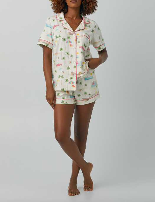 Bedhead Welcome to Palm Springs Short Sleeve Short PJ Set