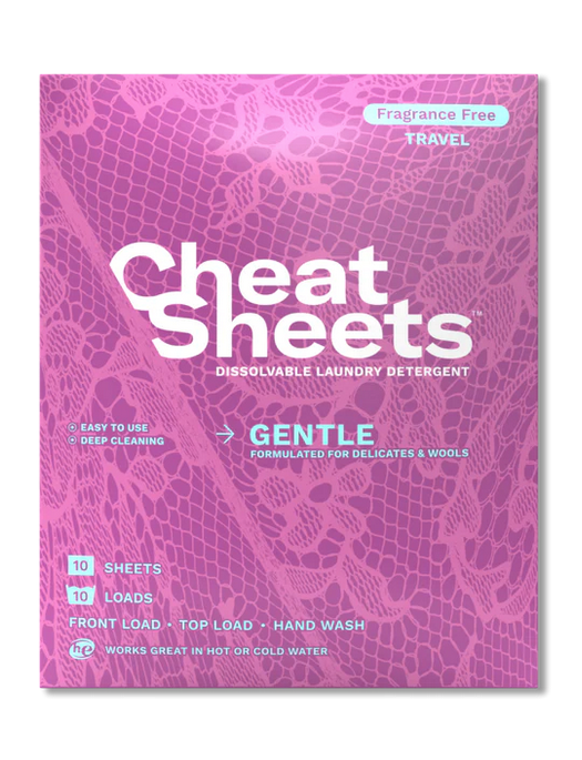 Cheat Sheets Gentle Laundry Detergent Sheet