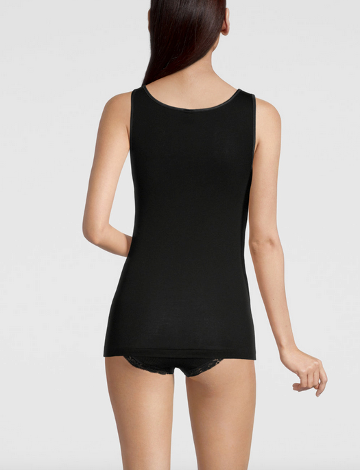 Oscalito Cotton Lisle Lace Trim Tank Top