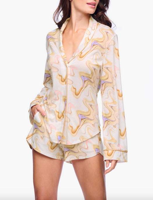 Cosabella Pima Lusso Printed Short PJ Set