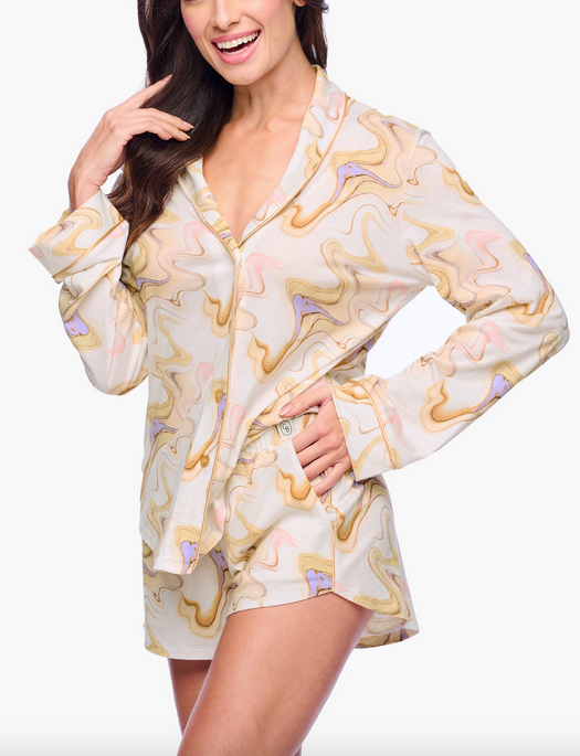 Cosabella Pima Lusso Printed Short PJ Set