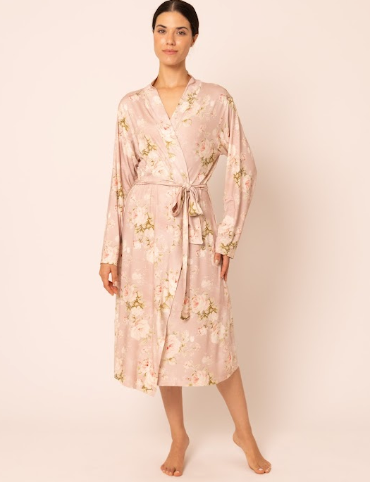 Mari M Winter Bloom Mid Robe