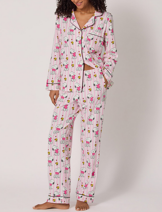 Bedhead Snoopy's Valentine L/S Classic Pajama Set