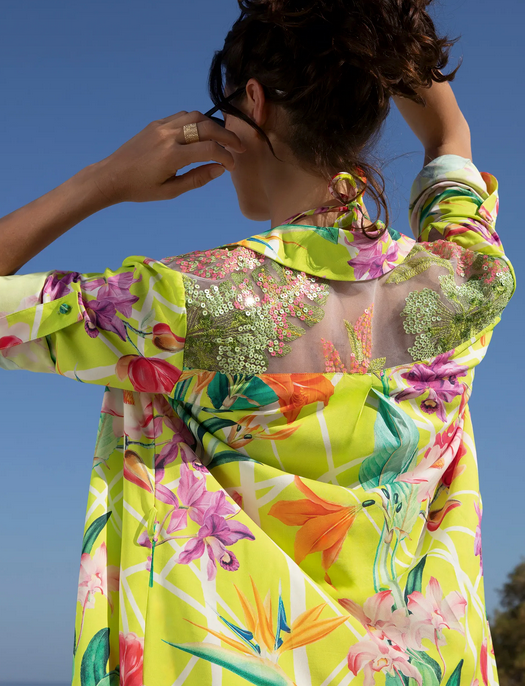 Lise Charmel Fleurs Splendeur Beach Cover Up Blouse