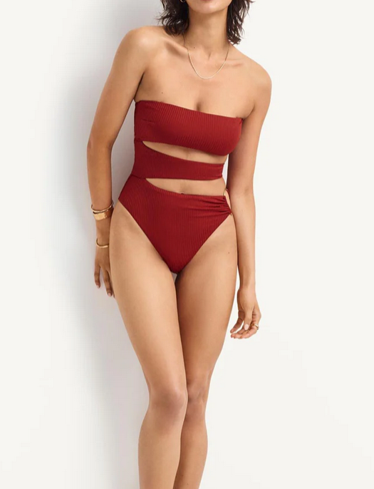 Vitamin A Eco Rib Solids Lolita One Piece Swimsuit