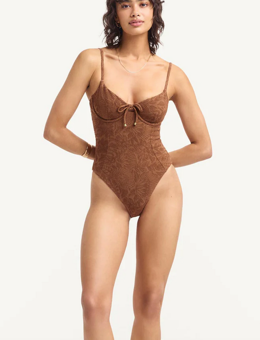 Vitamin A Garden Jacquard Ada UW One Piece Swimsuit