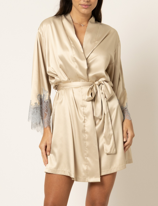 Mari M Haven Short Robe Classic