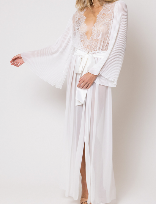 Mari M Haven Long Robe Romantic