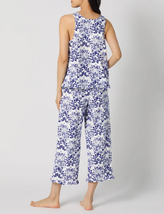 Bedhead Under the Sea Ruffle Tank Crop Set
