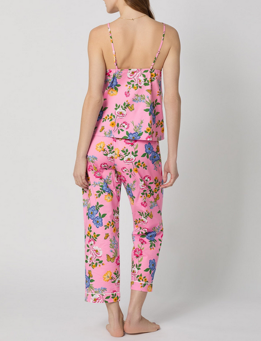 Bedhead Butterfly Garden Women's Cami Cropped PJ Set