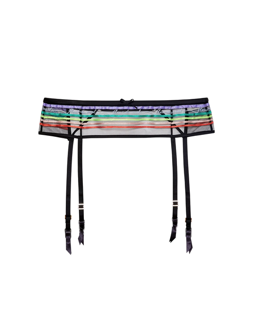 Fleur du Mal Taste Le Rainbow Garter Belt