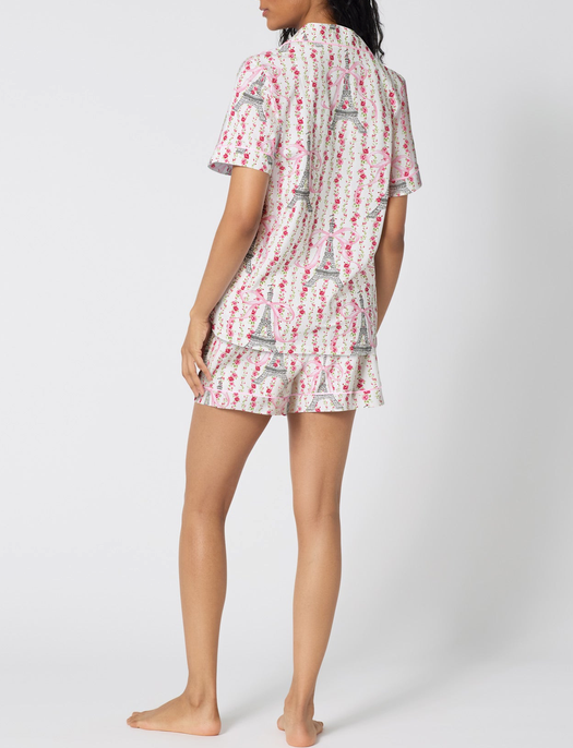 Bedhead Fleur de la Tour S/S Shorty PJ Set