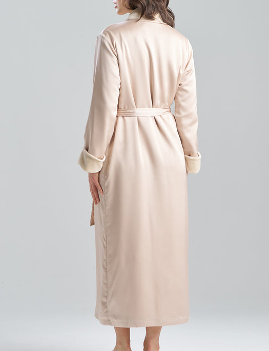 Natori Lingerie Sateen Plush Robe
