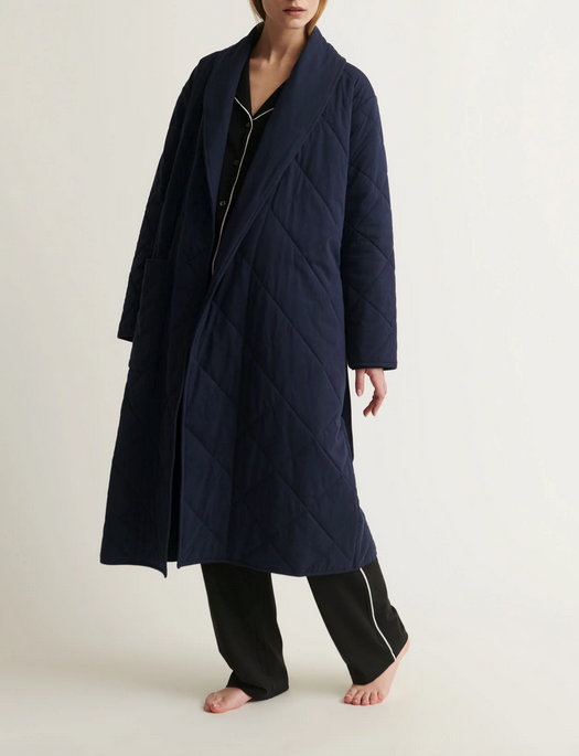 Skin Sia Diamond Quilted Robe