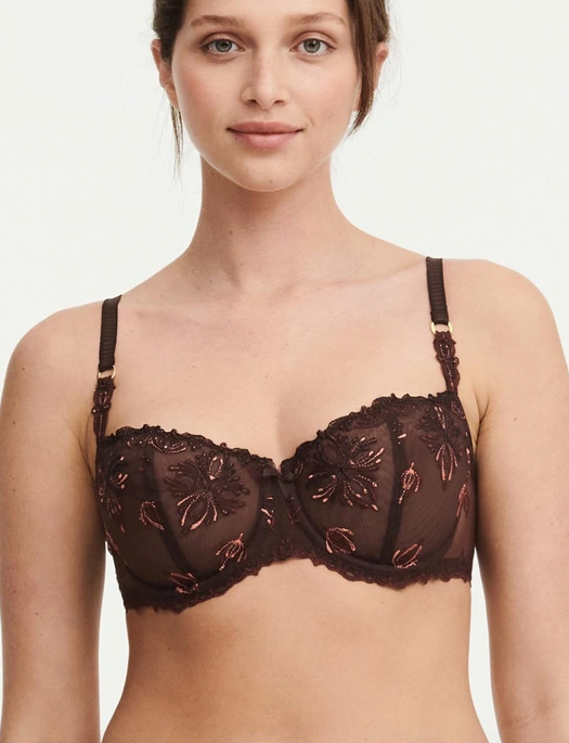 Chantelle Champs Elysées Lace Unlined Demi Bra
