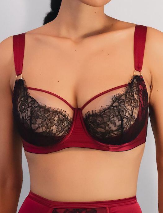 TeAmore Dusk Leavers Lace Bra