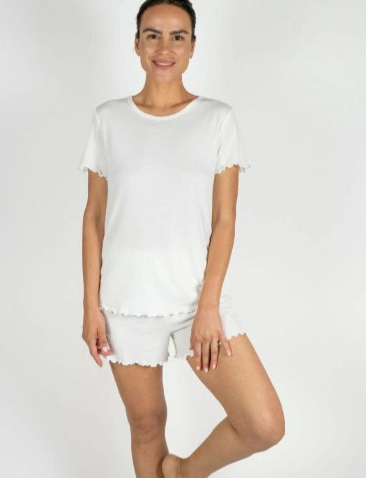 Aspen Dream Cotton Jacquard Short Set