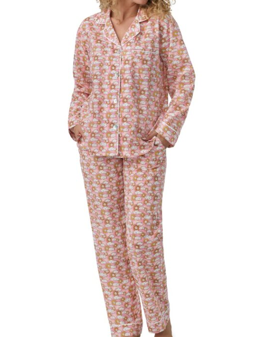 Bedhead Follow The Sun Long Sleeve Classic Woven Tana Lawn® PJ Set Made with Liberty Fabrics