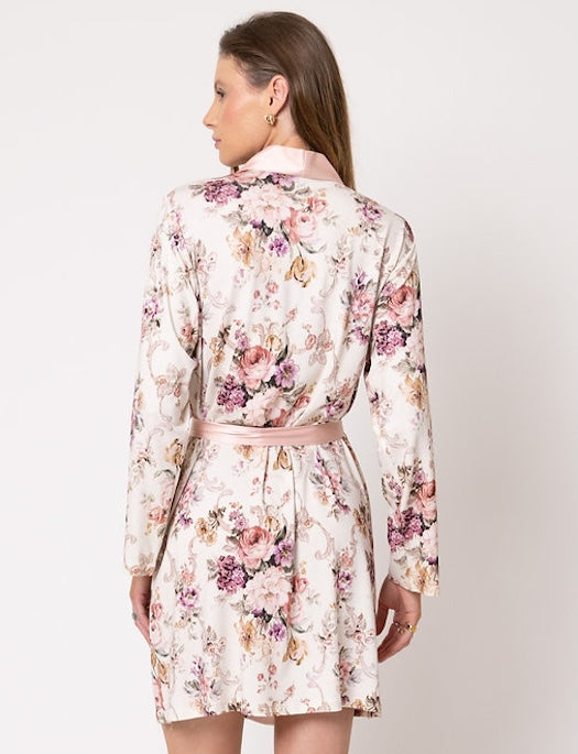 Mari M Vintage Short Robe