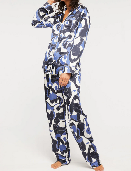Ginia Fine Finishes Silk Pajama Set
