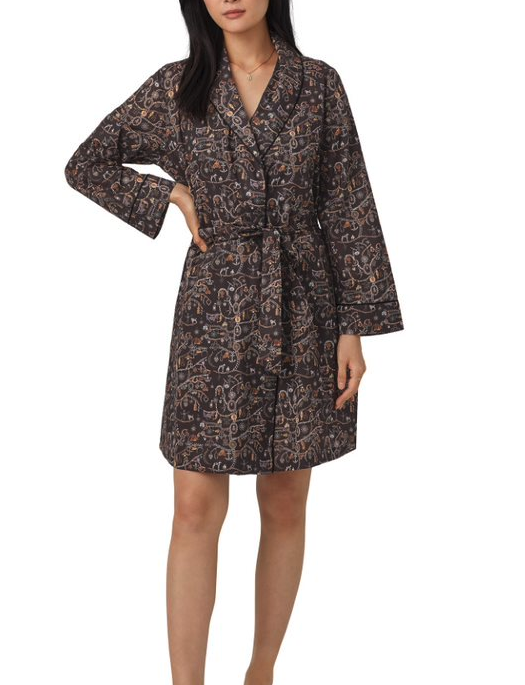 Bedhead Forever Heirloom Woven Tana Lawn® Robe Made with Liberty Fabrics Shawl Collar Robe