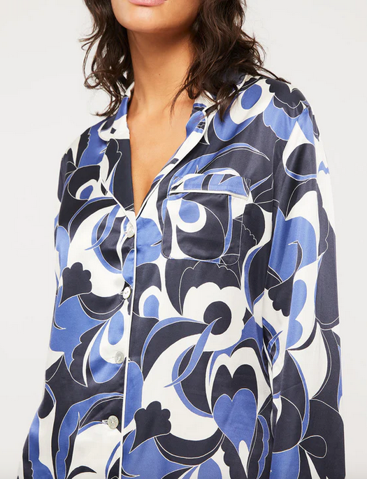Ginia Fine Finishes Silk Pajama Set