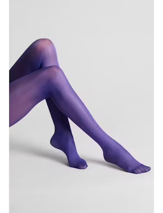 Maison Close Cut Curled Stocking