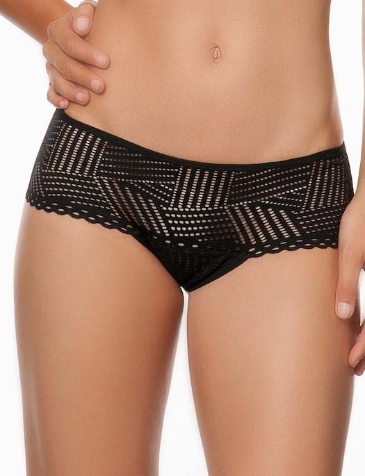 Antigel Tressage Graphic Boyshort PANTY - BOYSHORT - BASIC Lise Charmel NOIR 2X