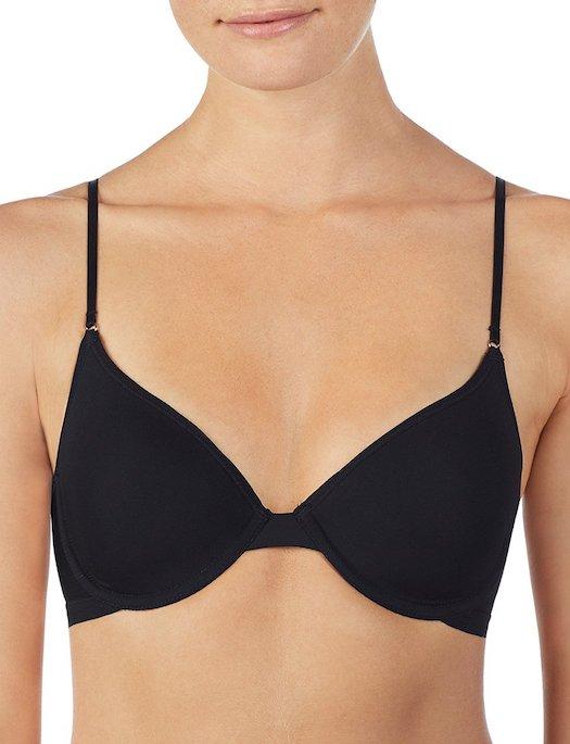 On Gossamer Next to Nothing TShirt Bra BRA - BASIC - T-SHIRT ON GOSSAMER BLACK 32DDD