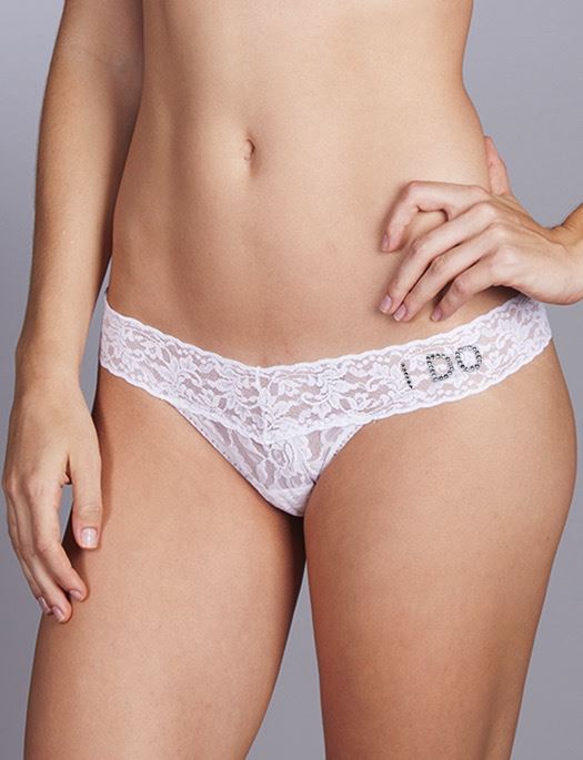 Hanky Panky "I Do" Signature Lace Low Rise Thong PANTY - THONG - ODD Hanky Panky 