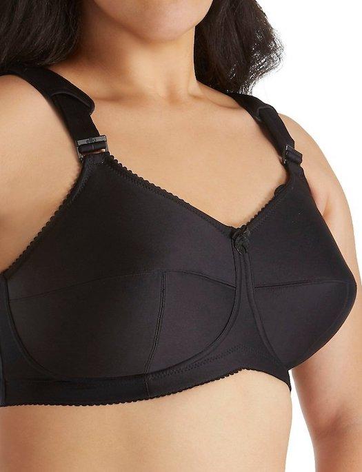 Elila Printed Full Coverage Softcup Bra BRA - BASIC - SOFTCUP ELILA BLACK 38L
