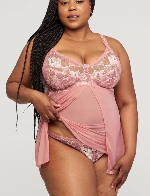 Montelle Blushing Muse Babydoll Set SLEEPWEAR - CHEMISE - CHEMISE 1 (>$100) Montelle Intimates